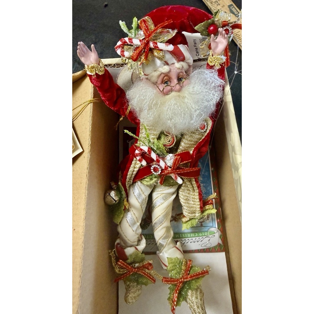 Rare Mark Roberts Candy Cane Fairy Small 10" LE #1277/3000 51-97150 COA